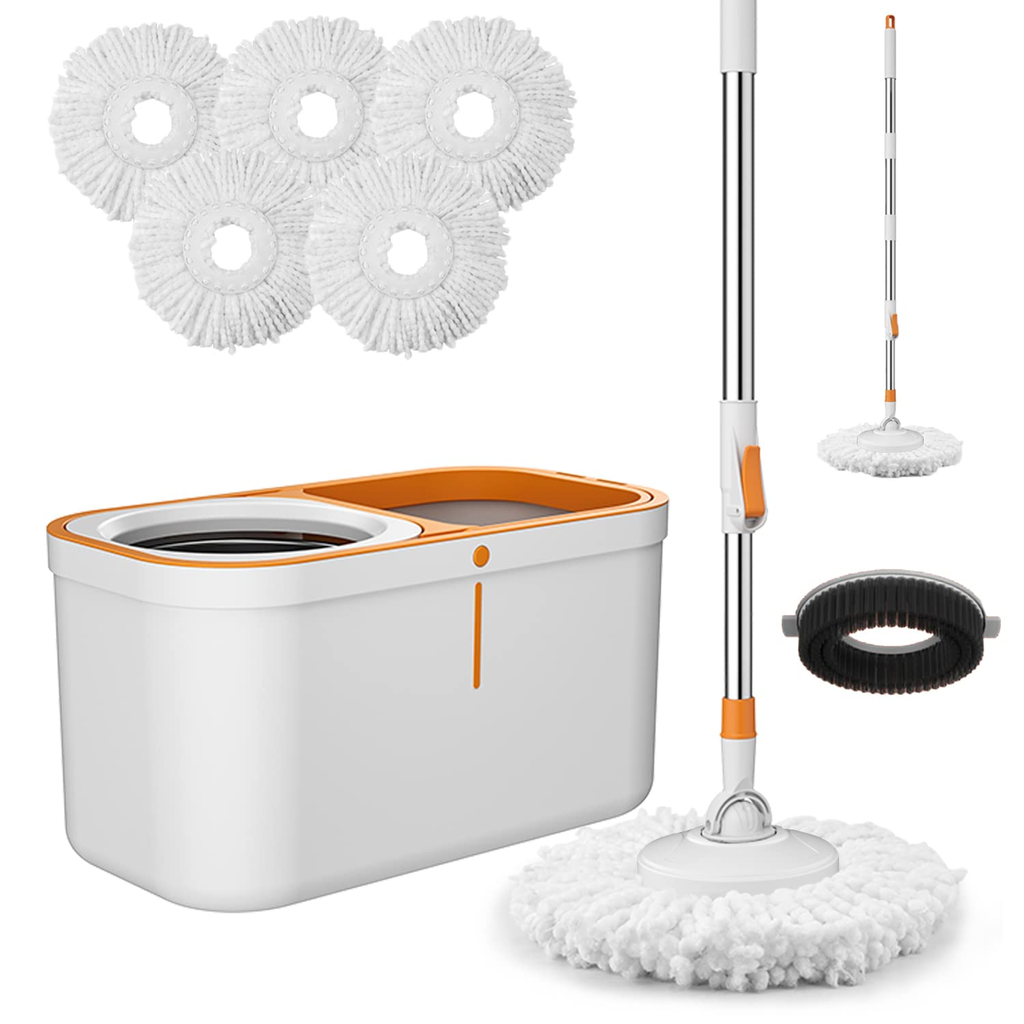Erica Vazquez Home Cleaning Studio Deluxe Mop Bucket Clear