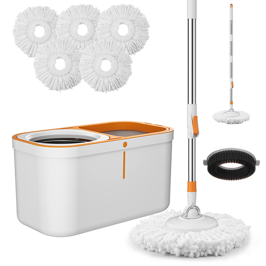 Erica Vazquez Home Cleaning Studio Deluxe Mop Bucket Clear